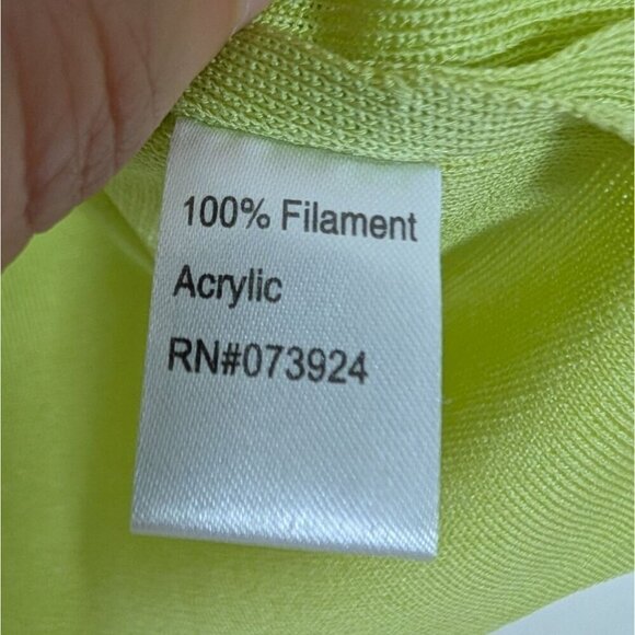 Ming Wang Tank Top Womens Size Medium Green Black Accent Trim Sleeveless Shell - Picture 4 of 9